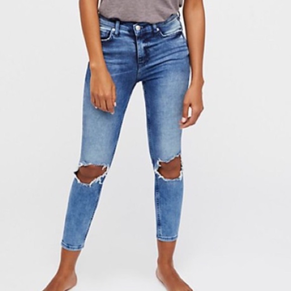 Free people ripped jeans